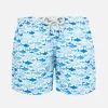 Badeshorts für Jungen mit Hai-Print