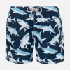 Badeshorts für Jungen mit Haifischmuster