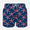 Badeshorts für Jungen mit Seestern-Print
