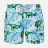 Badeshorts für Jungen mit T-Rex-Aufdruck