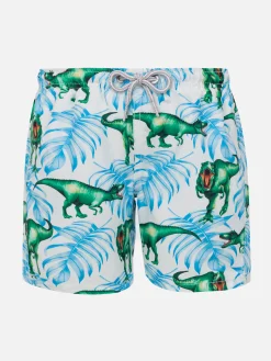 Badeshorts für Jungen mit T-Rex-Aufdruck