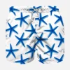 Badeshorts für Jungen mit Seestern-Print