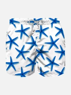 Badeshorts für Jungen mit Seestern-Print