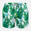 Badeshorts für Jungen mit tropischem Aufdruck