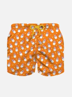 Badeshorts für Jungen mit Estathé-Print | Estathé® Sonderedition
