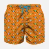 Badeshorts für Jungen mit Autos und Palmen-Print
