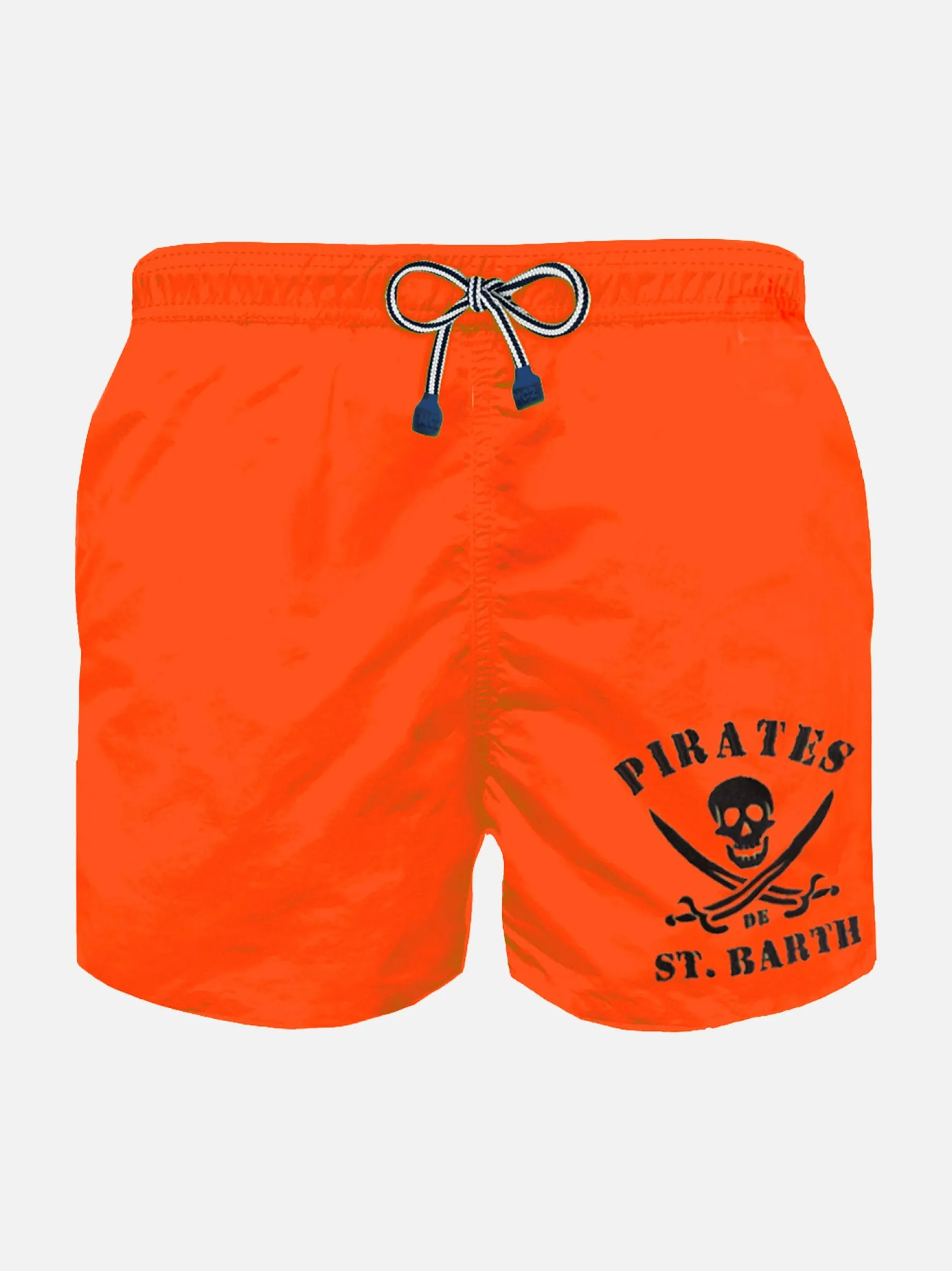 Badeshorts für Jungen mit Piratenstickerei
