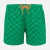 Badeshorts für Jungen mit Gingham-Print