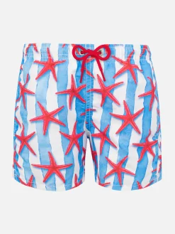 Badeshorts für Jungen mit Seestern-Print
