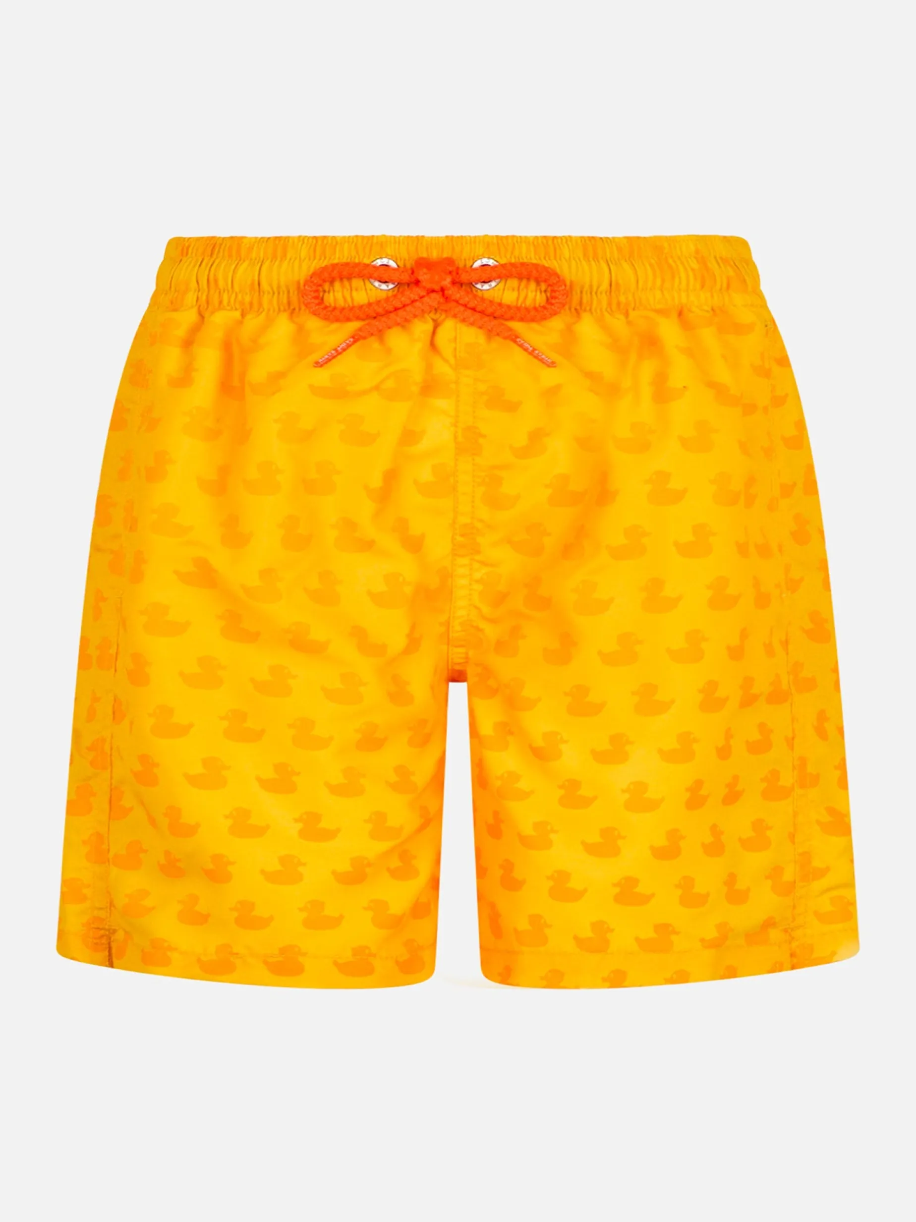 Badeshorts für Jungen mit temperaturreaktivem Aufdruck – Ducky-Aufdruck