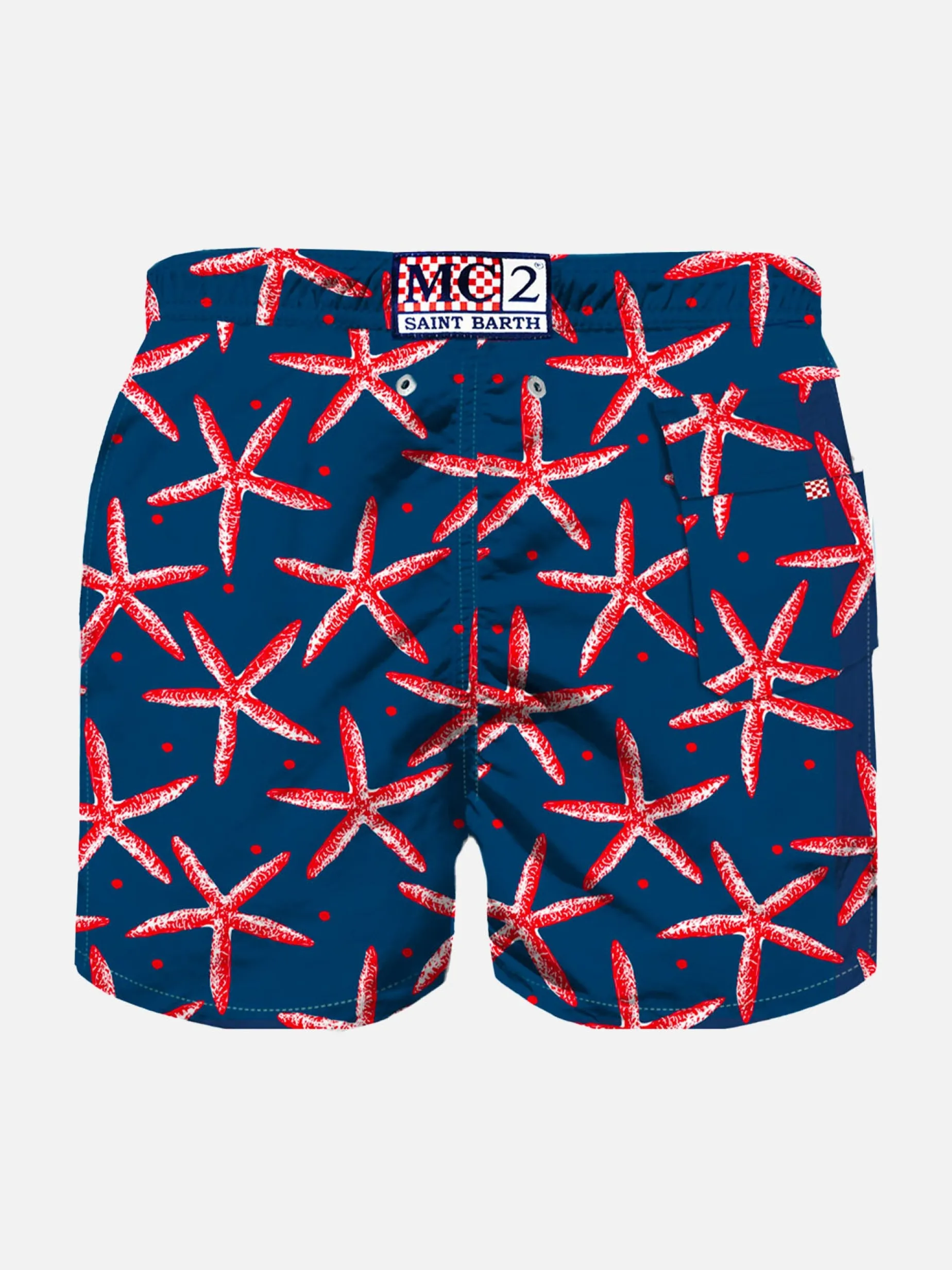 Badeshorts für Jungen mit Seestern-Print