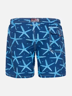 Badeshorts für Jungen mit Seestern-Print