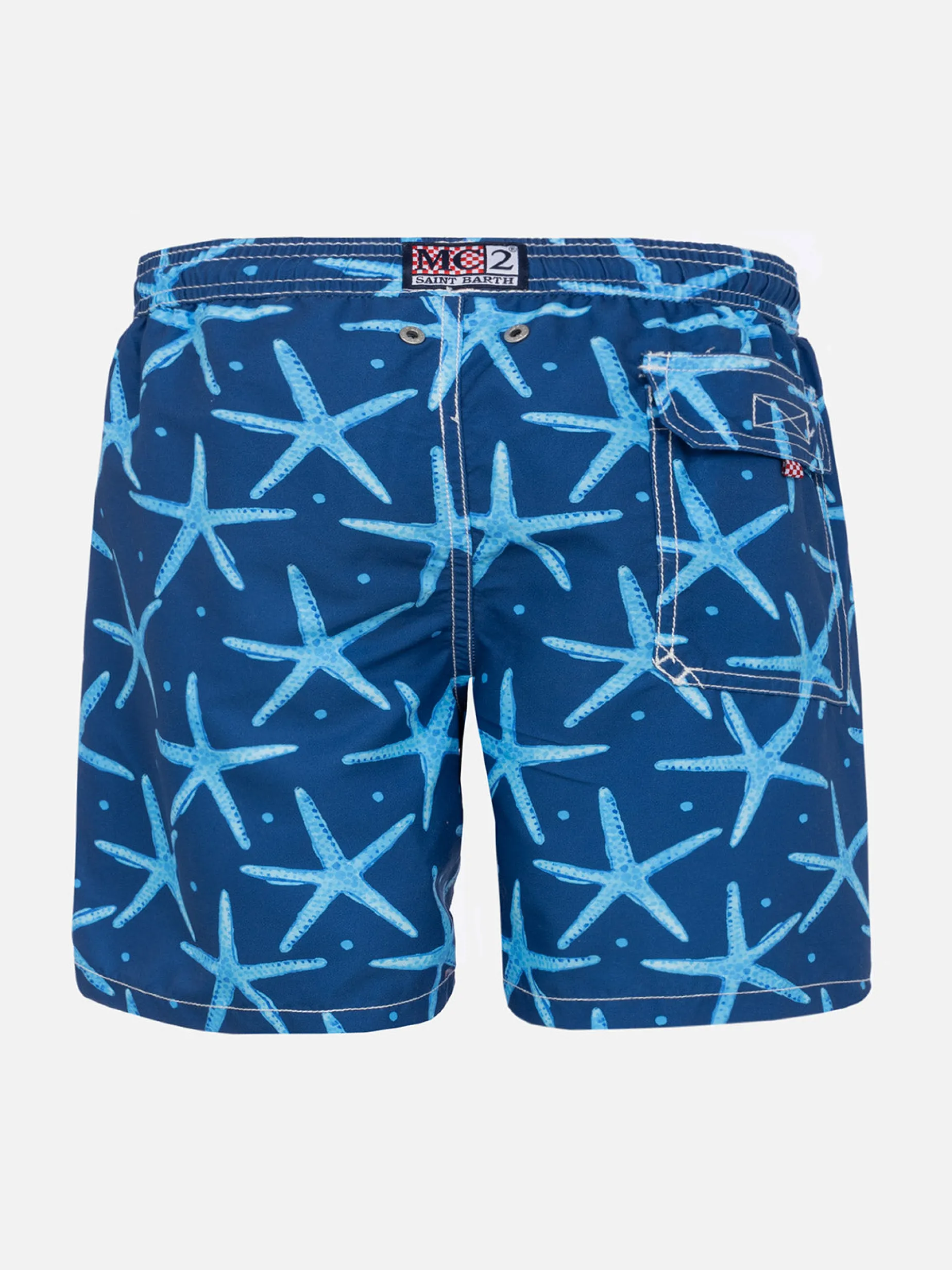 Badeshorts für Jungen mit Seestern-Print
