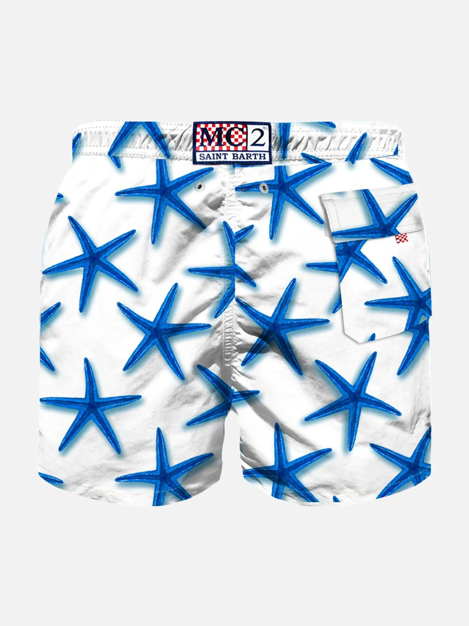 Badeshorts für Jungen mit Seestern-Print