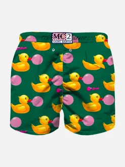 Badeshorts für Jungen mit Enten- und Big-Babol-Aufdruck | GROSSE BABOL® SONDEREDITION