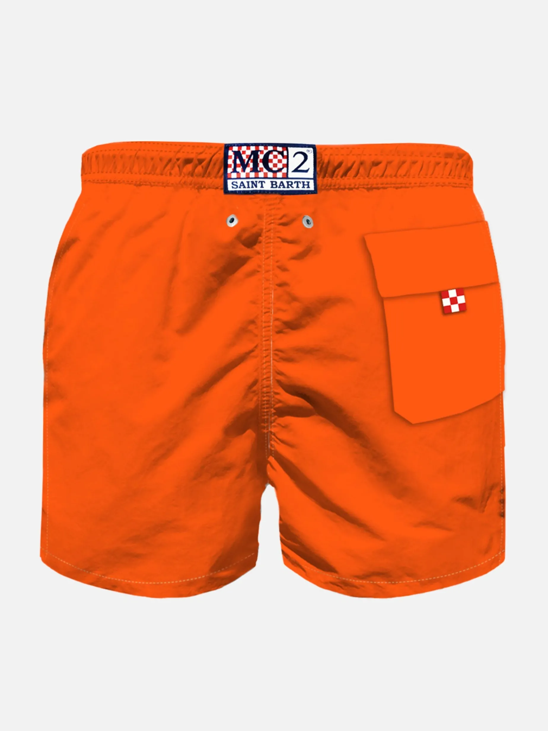 Badeshorts für Jungen mit der Stickerei „My Dad is Cool“.