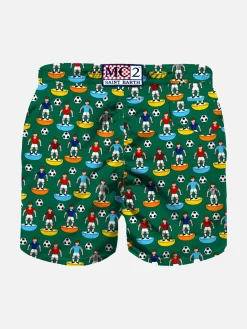 Badeshorts für Jungen mit Fußballaufdruck