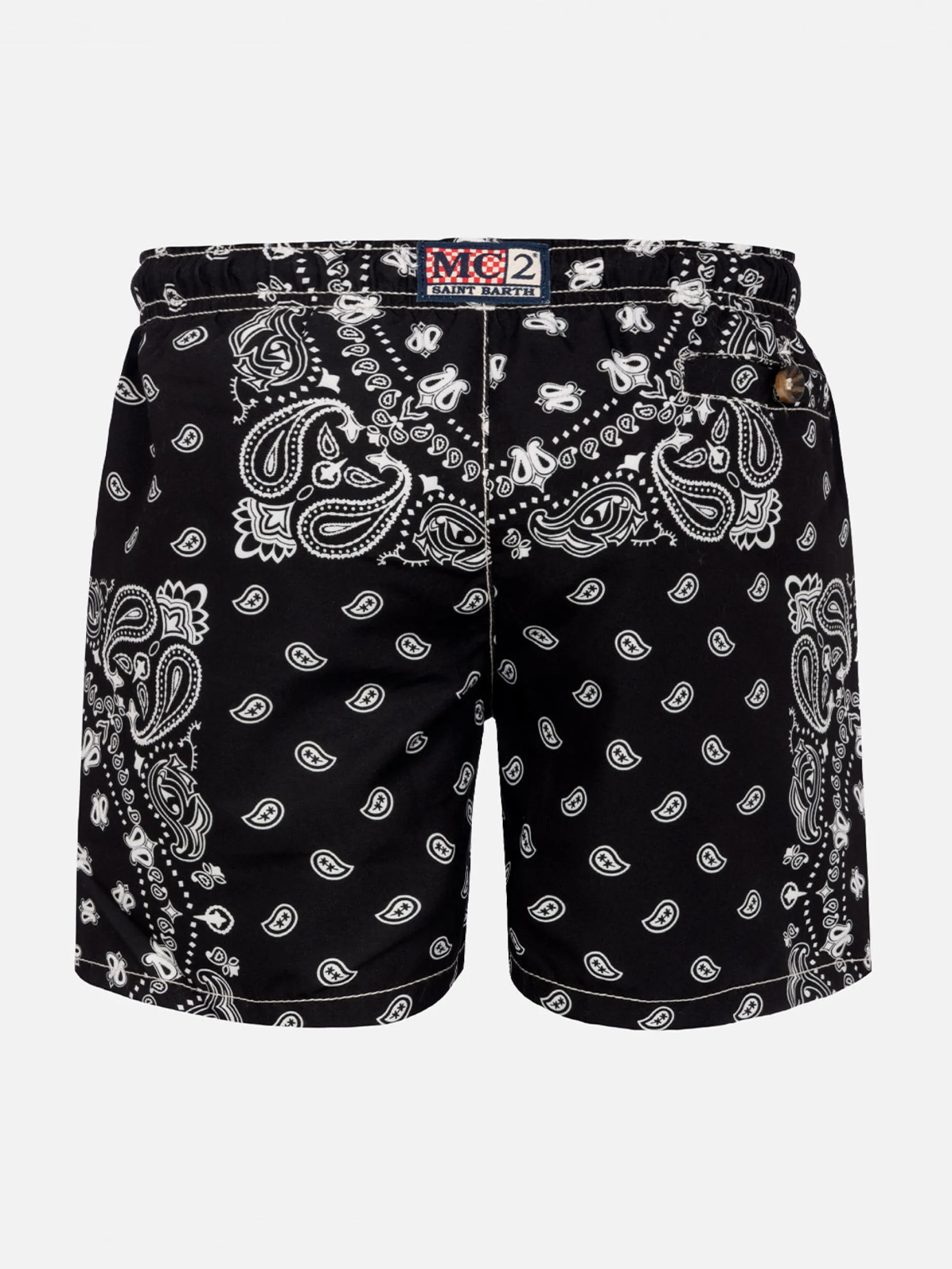 Badeshorts für Jungen mit Bandana-Print