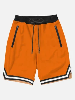 Badeshorts im Surf-Stil in Fluo-Orange