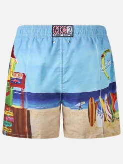Badeshorts mit Fotodruck von Saint Barth Lorient