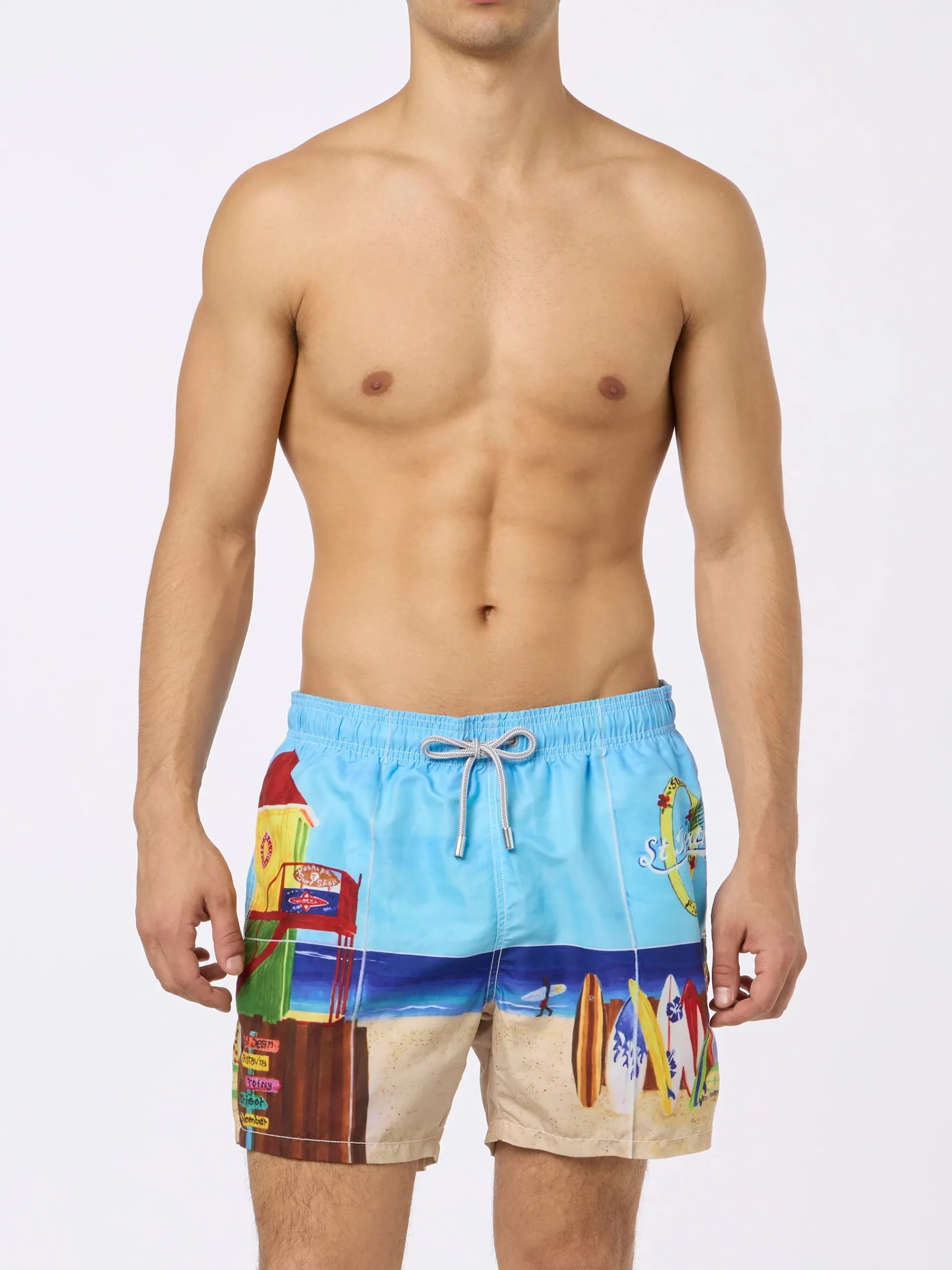 Badeshorts mit Fotodruck von Saint Barth Lorient