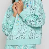 Bandana-Kapuzenpullover aus Baumwolle mit Saint-Barth-Stickerei