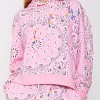 Bandana-Kapuzenpullover aus Baumwolle mit Saint-Barth-Stickerei