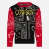 Bandana-Pullover für Jungen mit Cowboy-Stickerei