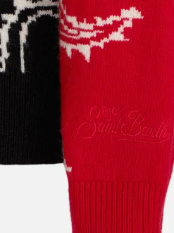 Bandana-Pullover für Jungen mit Cowboy-Stickerei