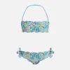 Bandeau-Bikini Emy mit Print für Mädchen von Joanna Luise | HERGESTELLT AUS LIBERTY-STOFF