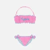 Bandeau-Bikini für Mädchen mit Viziata-Stickerei