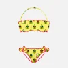 Bandeau-Bikini für Mädchen mit Avocado-Print