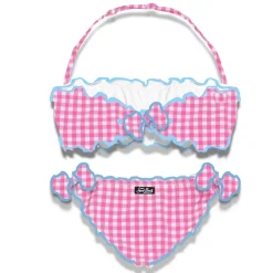 Bandeau-Bikini für Mädchen mit Viziata-Stickerei