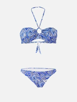 Bandeau-Bikini-Kopftuch-Print
