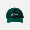 Baseball-Cap aus Wolltartan mit Cord-Schirm und gesticktem Logo
