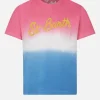 Batik-T-Shirt für Mädchen mit St. Barth-Schriftzug