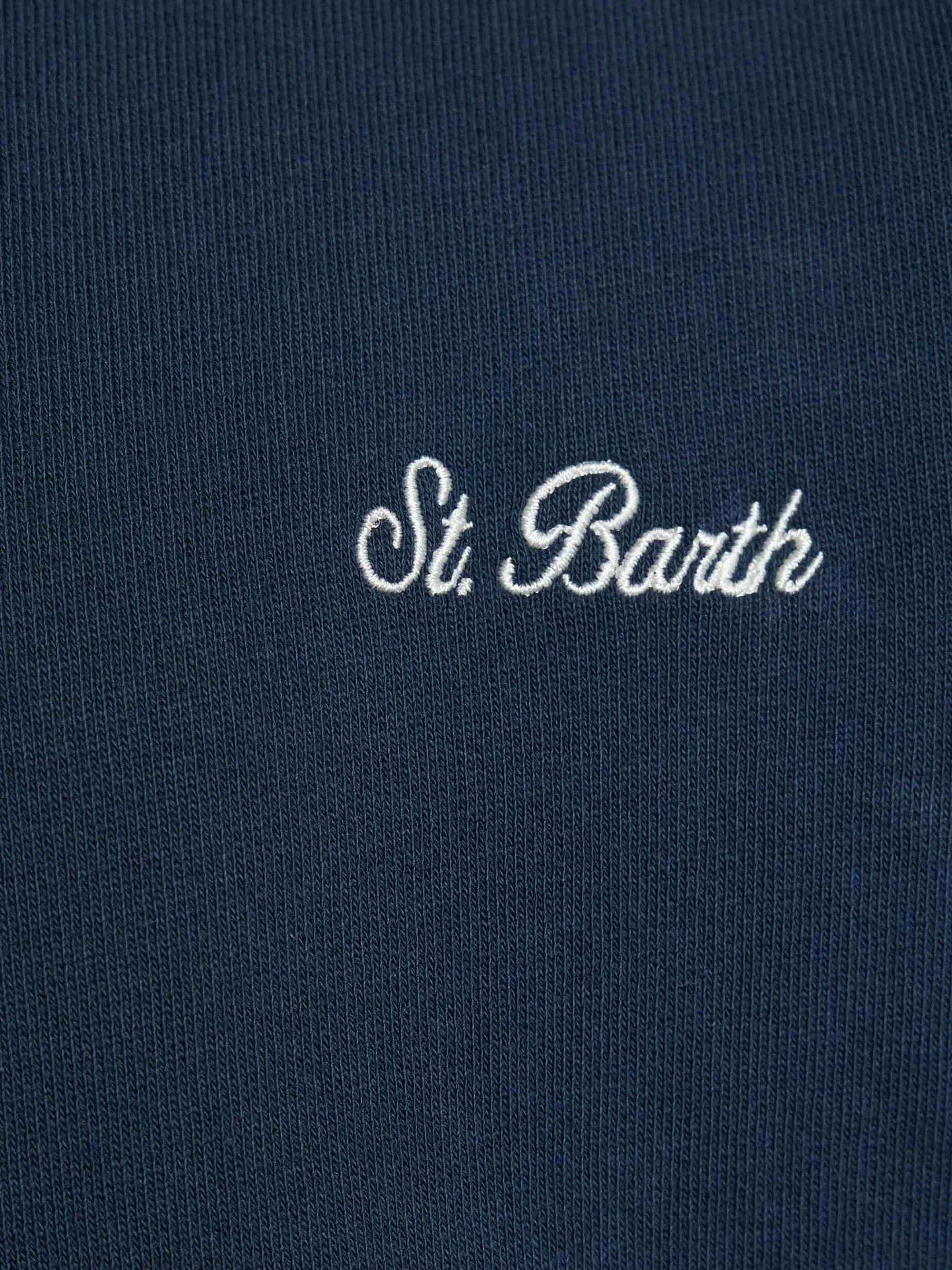 Baumwollfleece-Sweatshirt mit Rundhalsausschnitt für Jungen Cooper Jr. mit Stickerei