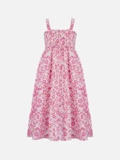 Baumwollkleid für Mädchen Jemine Jr mit Betsy-Print | HERGESTELLT AUS LIBERTY-STOFF