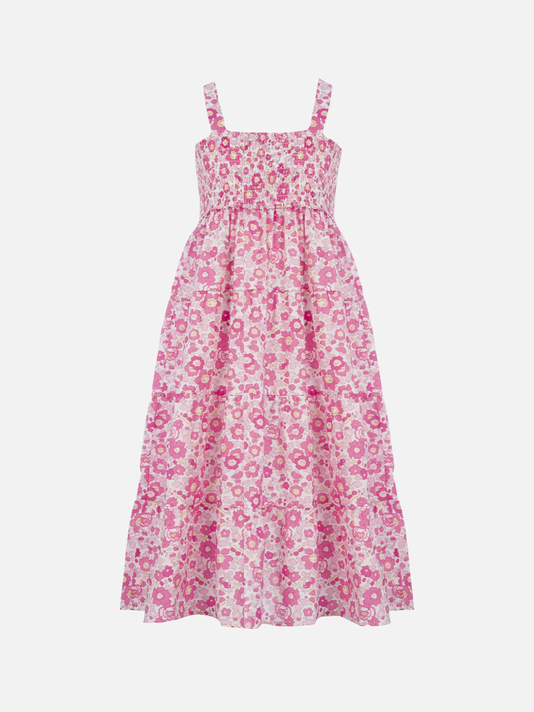 Baumwollkleid für Mädchen Jemine Jr mit Betsy-Print | HERGESTELLT AUS LIBERTY-STOFF