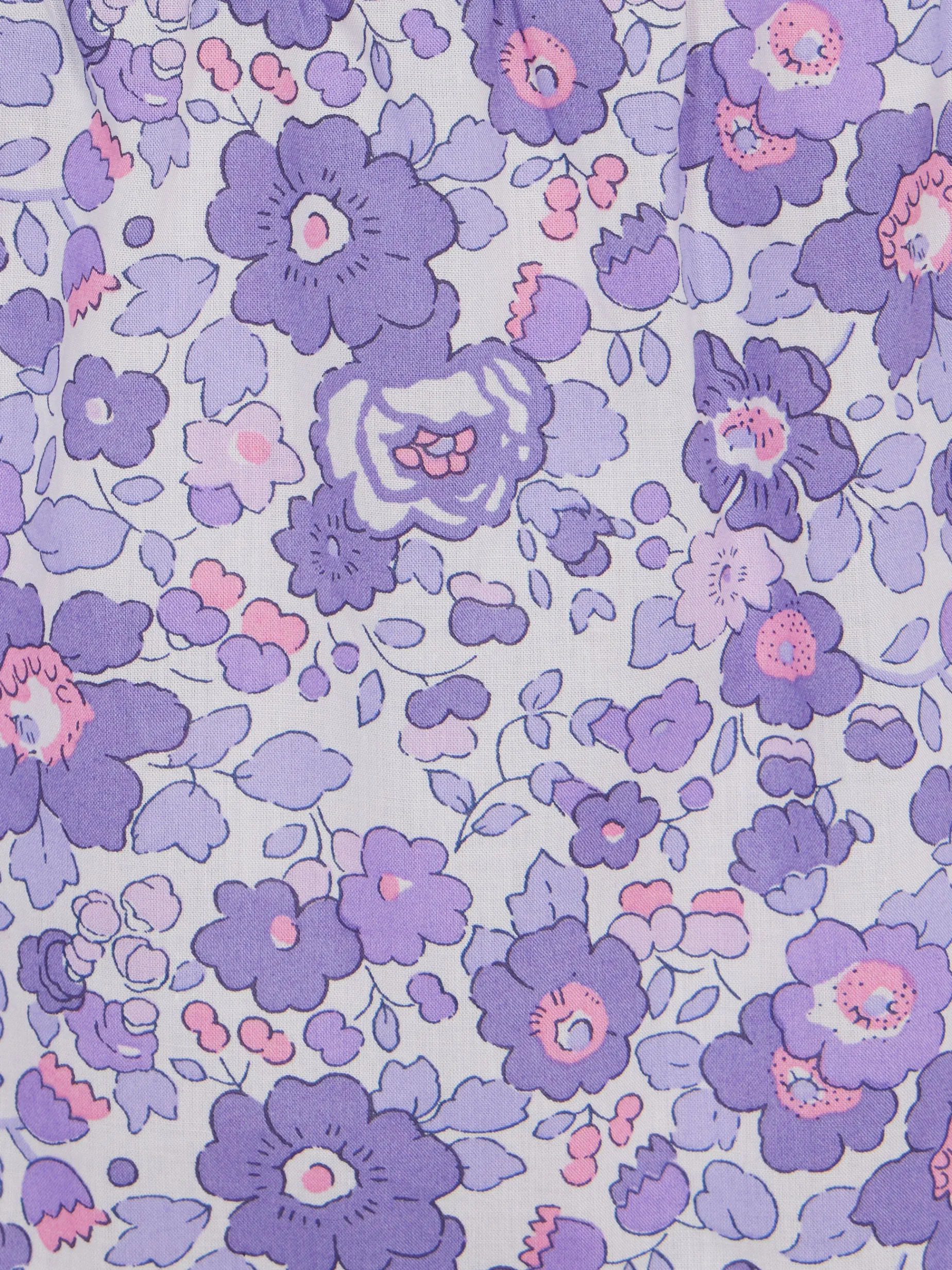 Baumwollkleid für Mädchen Jemine Jr mit Betsy-Print | HERGESTELLT AUS LIBERTY-STOFF