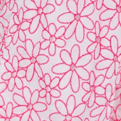 Baumwollshorts für Mädchen mit Gänseblümchen-Stickerei