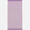Baumwoll-Strandtuch Fouta mit lila Streifendruck