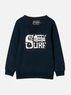Baumwoll-Sweatshirt für Jungen Bobby mit St. Barth Surf-Print