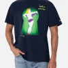 Baumwoll-T-Shirt für Herren mit platziertem Lodola-Aufdruck und Stickerei | MARCO LODOLA SPECIAL EDITION