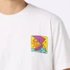 Baumwoll-T-Shirt für Herren mit Aufdruck im Keith-Haring-Design auf der Vorder- und Rückseite | KEITH HARING SONDERAUSGABE