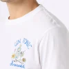 Baumwoll-T-Shirt für Herren mit Gin Tonic-Stickerei