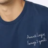 Baumwoll-T-Shirt für Herren mit Stickerei „Avanti Lazio, Famoje 3 Goal!“ | SS LAZIO SPECIAL EDITION
