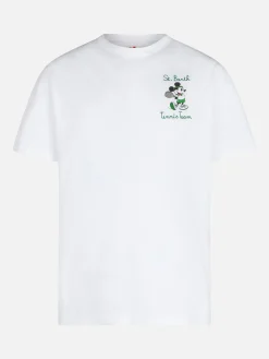 Baumwoll-T-Shirt für Herren mit Mickey Mouse-Aufdruck und Stickerei | DISNEY SPECIAL EDITION