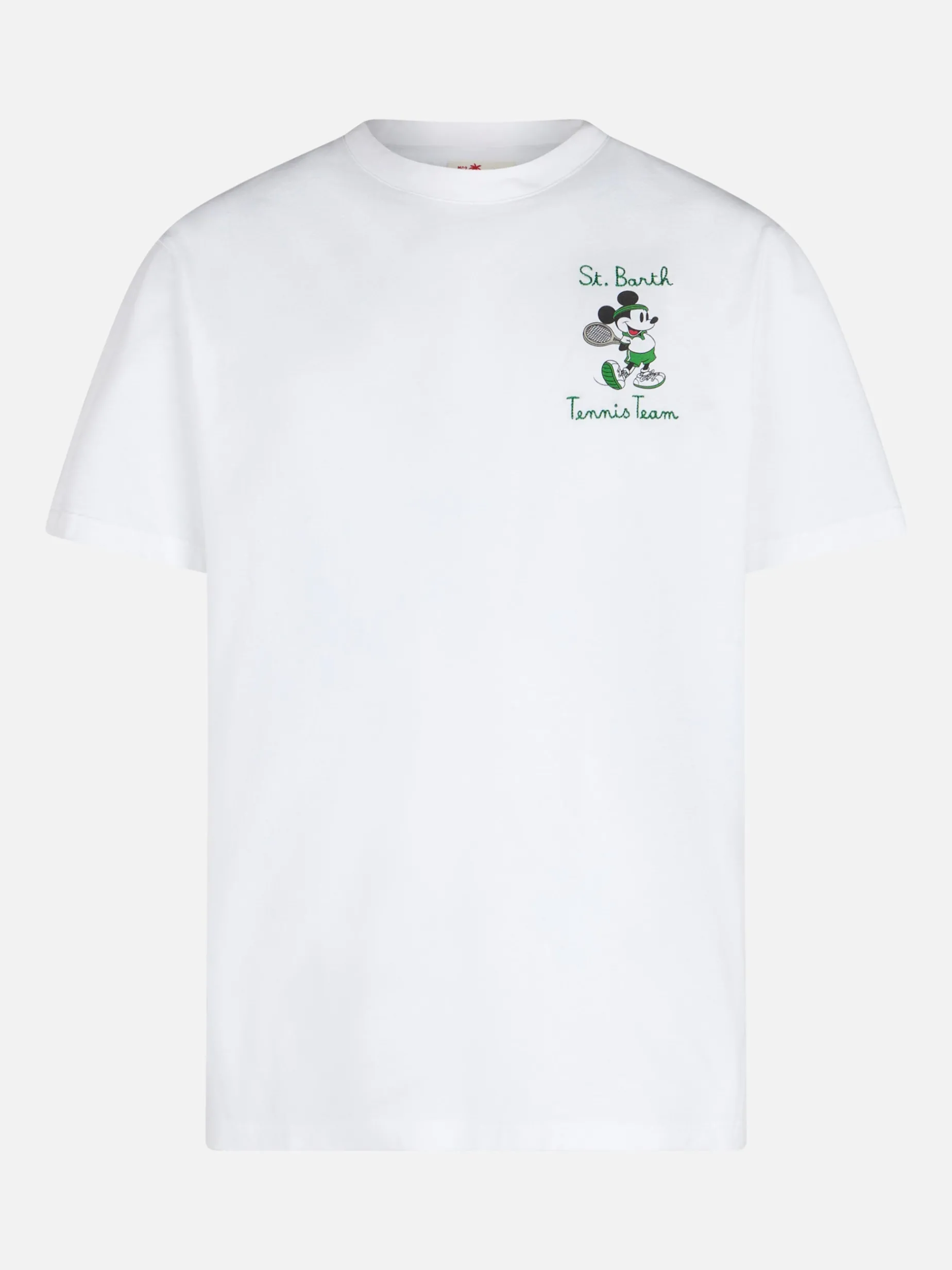 Baumwoll-T-Shirt für Herren mit Mickey Mouse-Aufdruck und Stickerei | DISNEY SPECIAL EDITION