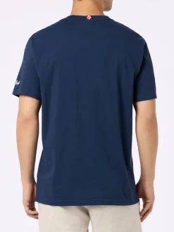 Baumwoll-T-Shirt für Herren mit Stickerei „Avanti Lazio, Famoje 3 Goal!“ | SS LAZIO SPECIAL EDITION